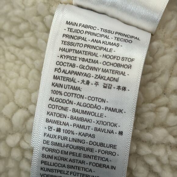 Levi’s Light Wash Denim Snap Up Faux Sherpa Lined Trucker Jacket - Picture 4 of 4